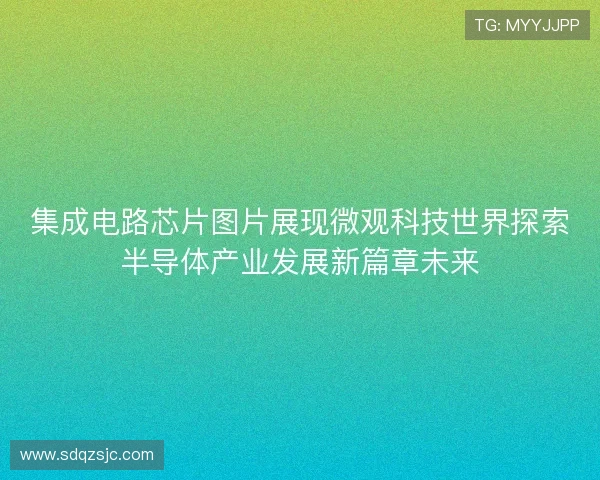集成电路芯片图片展现微观科技世界探索半导体产业发展新篇章未来